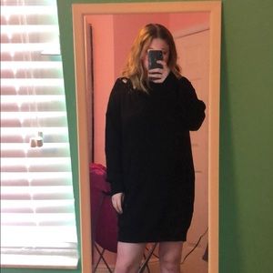 Black long sleeve dress